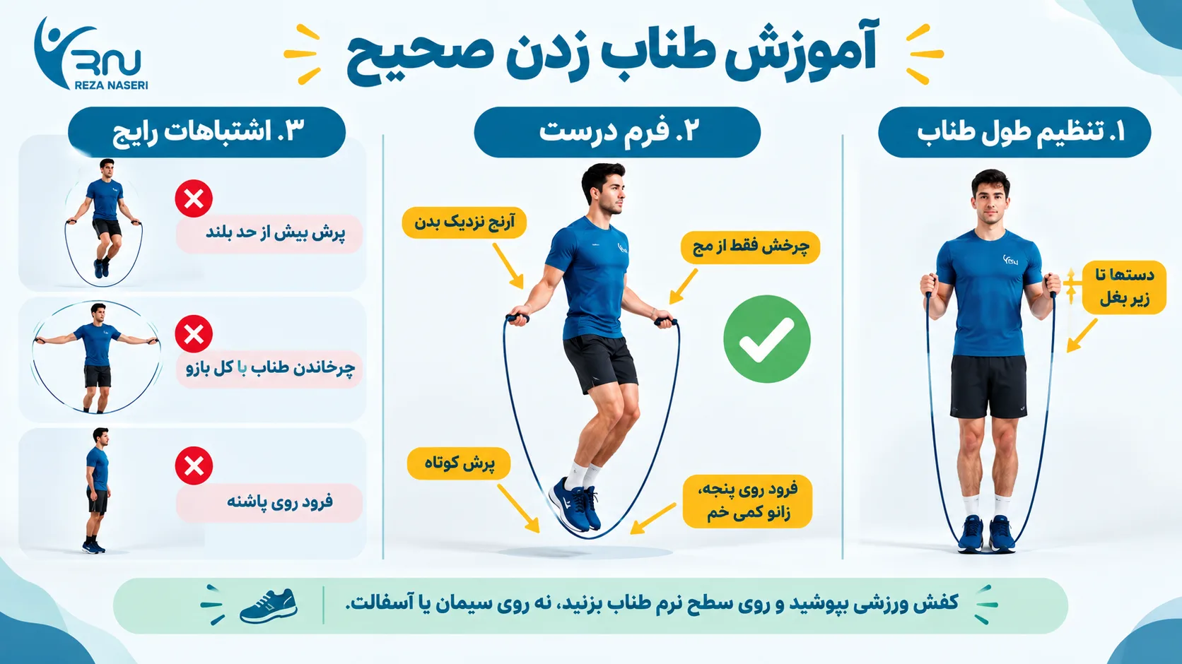 آموزش صحیح طناب زدن